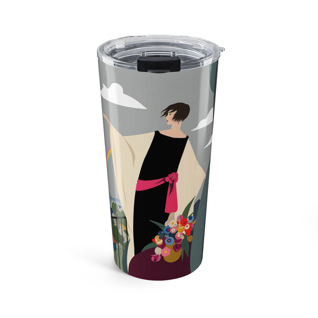 Rainbow Reverie 20oz Tumbler – Elegant Renewal & Serene Beauty