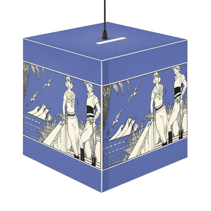 Coastal Elegance Light Cube Lamp