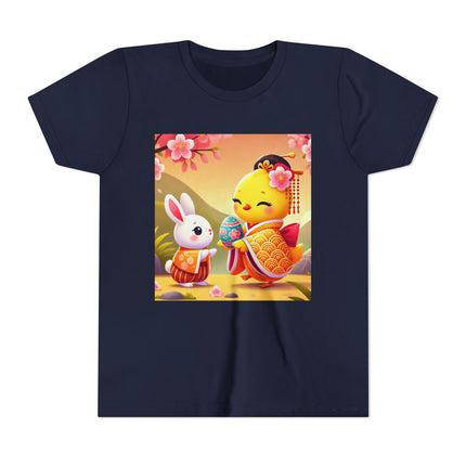 Whimsical Springtime Exchange Youth Short Sleeve Tee