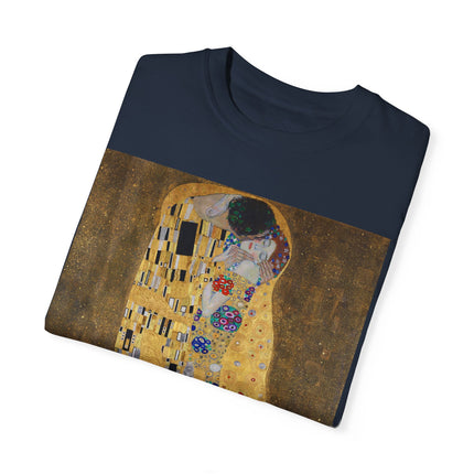 The Kiss by Gustav Klimt Unisex Garment-Dyed T-shirt