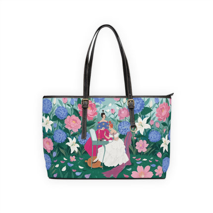 💎🌸 The Lady Of The Jeweled Garden Shoulder Bag – Art Deco Floral Elegance