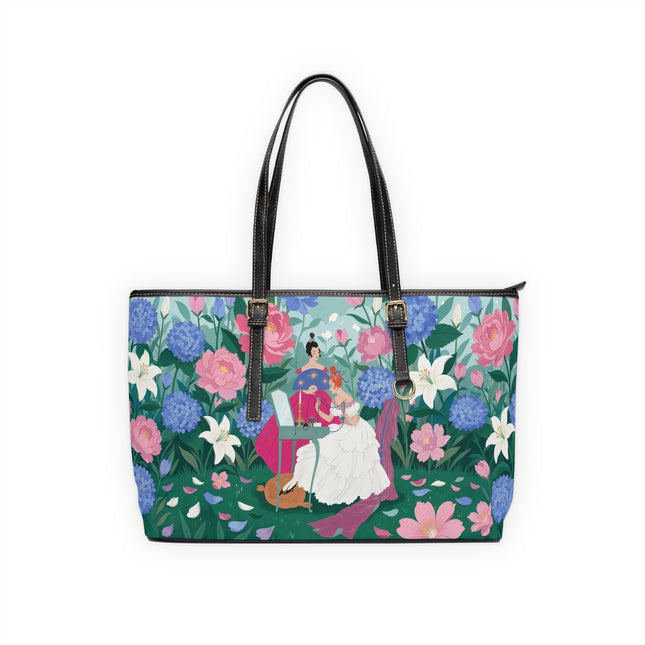 💎🌸 The Lady Of The Jeweled Garden Shoulder Bag – Art Deco Floral Elegance