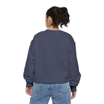 Whimsical Halloween Mischief Unisex Garment-Dyed Sweatshirt