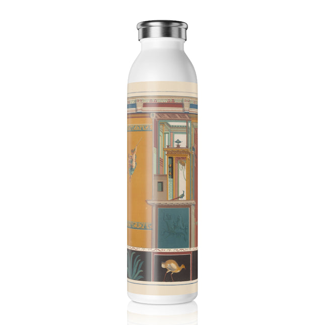 Pompeii Wall Pl.20 by Victor Steeger Slim Water Bottle