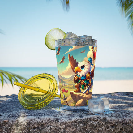 Watchful Guardian Sunsplash Tumbler with Straw, 16oz