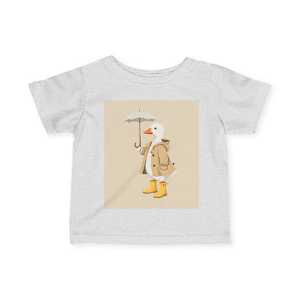 🦆☂️ The Little Rainy Day Duckling Infant Fine Jersey Tee – Whimsical Storybook Charm