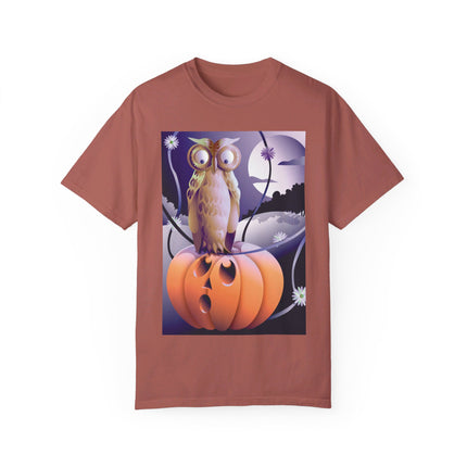The Startled Pumpkin Unisex Garment-Dyed T-shirt