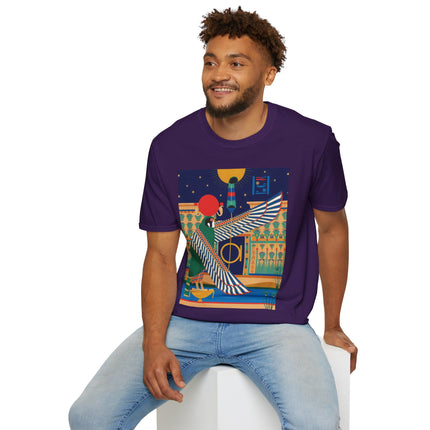 Winged Sun Disc & Falcon T-Shirt – Emblem of Hermes Trismegistus