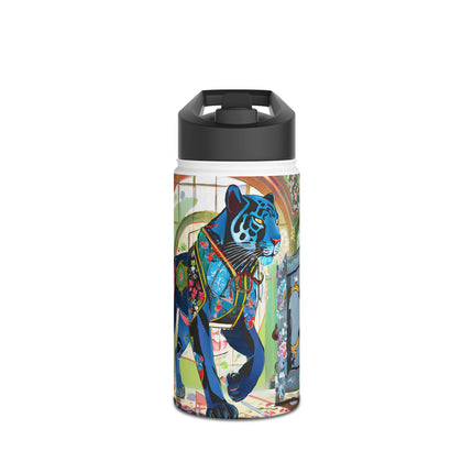 Cyber Panther's Hunt Stainless Steel Water Bottle