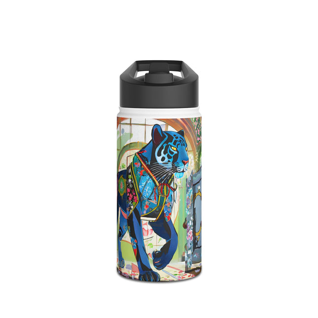 Cyber Panther's Hunt Stainless Steel Water Bottle