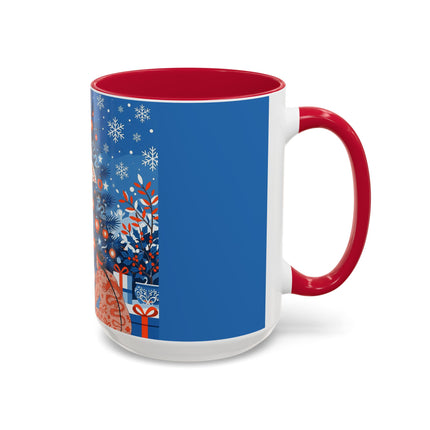 🎋❄️ The Winter Lantern Celebration Colorful Mug – Elegant Asian Christmas Fantasy