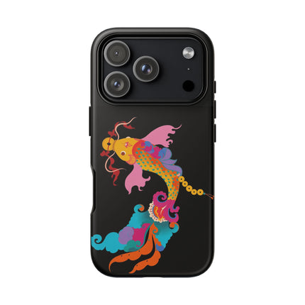 Golden Koi Phone Case – Lucky Swim & Vibrant Fortune