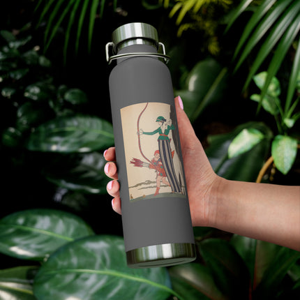 L'Arc Rouge by George Barbier Copper Vacuum Insulated Bottle, 22oz