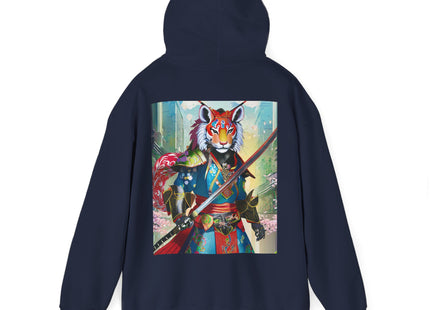 Cyberpunk Samurai Tiger – Heavy Blend™ Hooded Sweatshirt