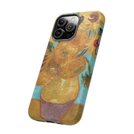 Vase with Twelve Sunflowers by Vincent Van Gogh Phone Cases