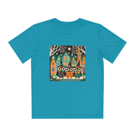 Night of the Trick-or-Treating Owlets Youth Competitor Tee