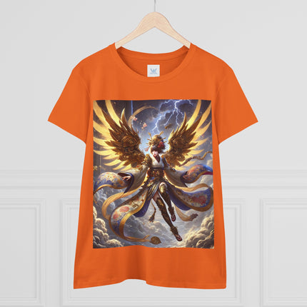 Valkyrie Descending Through Storm Cotton Tee