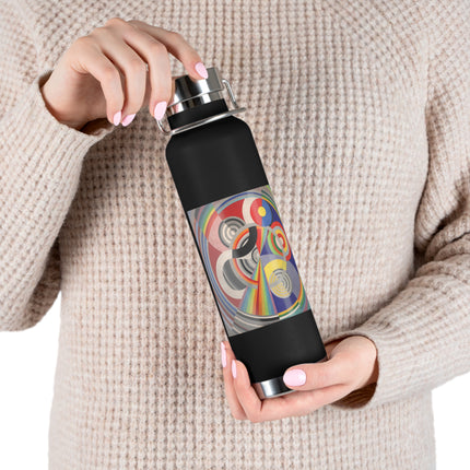 Rythme No. 1 by Robert Delaunay Copper Vacuum Insulated Bottle, 22oz