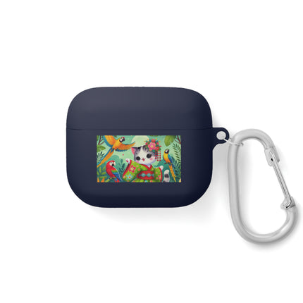 Parrot Dance of the Geisha Kitten AirPods and AirPods Pro Case