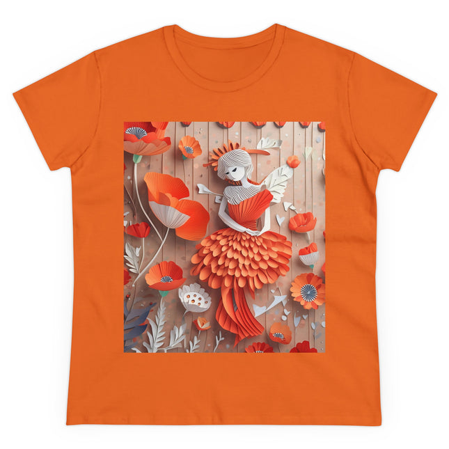 Poppy Fairy Women's Midweight Cotton Tee