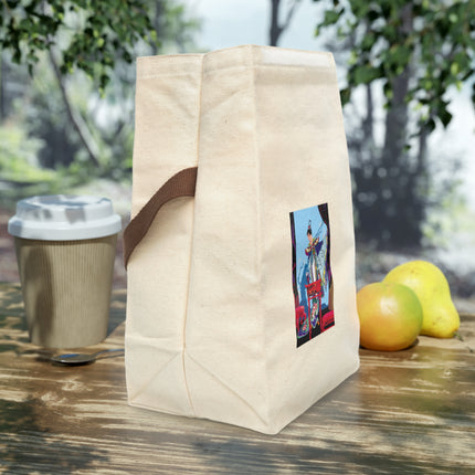 A Visual Journey by Umberto Brunelleschi Canvas Lunch Bag With Strap