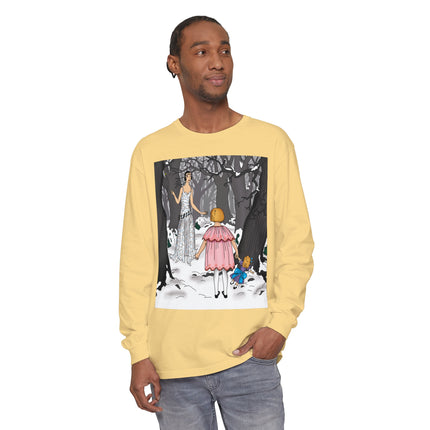 Fairy Tale Elegance Unisex Garment-dyed Long Sleeve T-Shirt