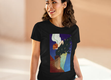The Christmas Angel Women's Midweight Cotton Tee