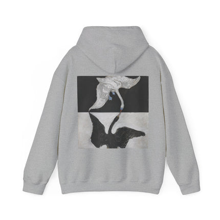 The Swan by Hilma af Klint Heavy Blend™ Hooded Sweatshirt