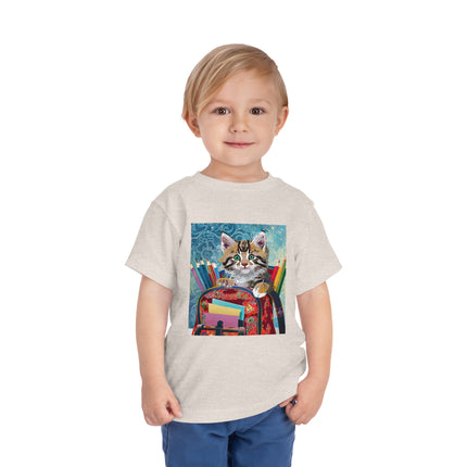 Whiskered Wanderings Toddler Short Sleeve Tee