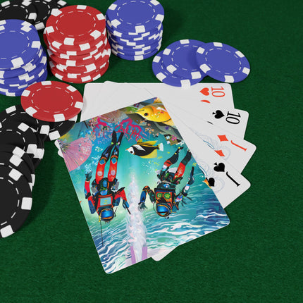 FBI Robot Dive Team Playing Cards