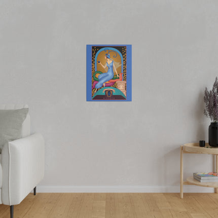 September & Sapphire – Sofia Chiostri’s Celestial Art Deco Canvas