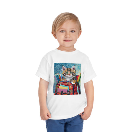 Whiskered Wanderings Toddler Short Sleeve Tee