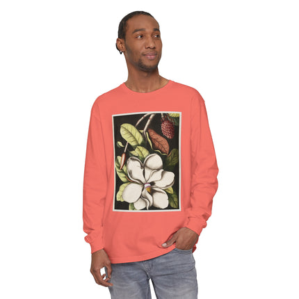 Natural History Plate 61 by Mark Catesby Garment-dyed Long Sleeve T-Shirt