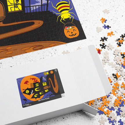 Halloween Night at the Haunted House Puzzle (110, 252, 520, 1014-piece)