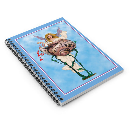 Enchanting Serenity Spiral Notebook - Ruled Line