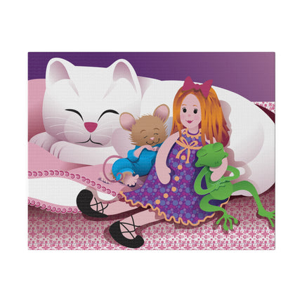 Joy of Friendship – Whimsical Cat, Mouse, and Rag Doll Dreamtime