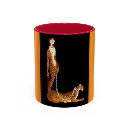 Leopard Queen Colorful Mugs – Wild Beauty & Art Deco Glamour