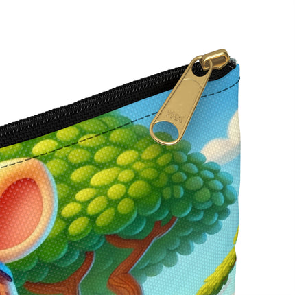 The Giraffe Lookout Flat Pouch – Savanna Grace & Watchful Wonder