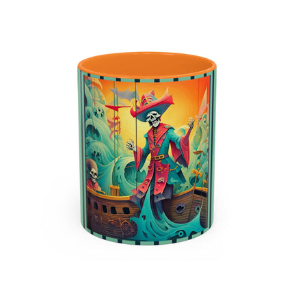 Skeleton Crew of the Misty Seas Colorful Mugs (11oz, 15oz)