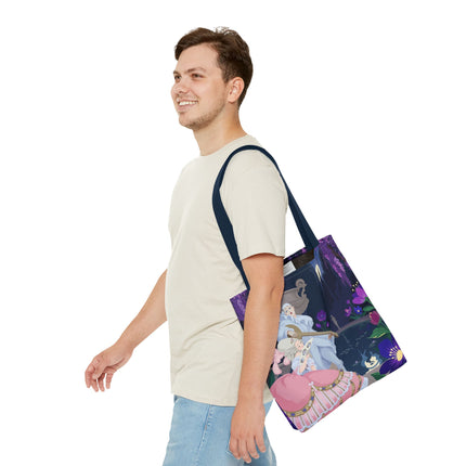 🌙🎶 The Moonlit Garden Serenade Tote Bag – Art Deco Musical Fantasy