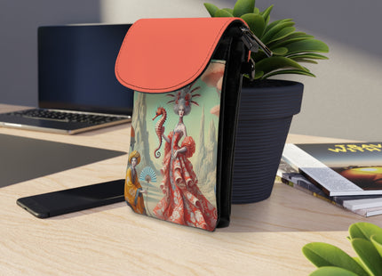 The Seahorse Court Small Cell Phone Wallet