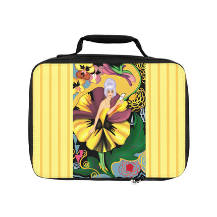 Enchanted Pansy Elegance Lunch Bag