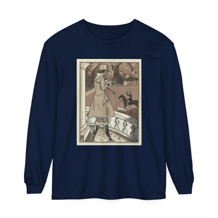 Amazone by Fernand Siméon Unisex Garment-dyed Long Sleeve T-Shirt