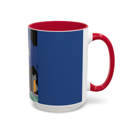 Butterfly Enchantress Colorful Mugs – Ethereal Art Deco Magic & Transformation