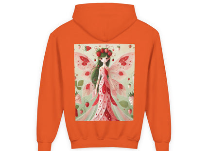 Strawberry Fairy Delight Youth Heavy Blend Hooded Sweatshirt