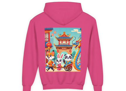 Lantern Street Dragon Parade Youth Heavy Blend Hooded Sweatshirt