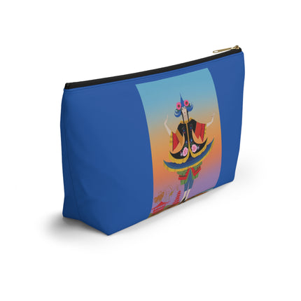 Kabuki Dancer at Twilight Cosmetic Bag – Elegant Performance & Vibrant Fantasy