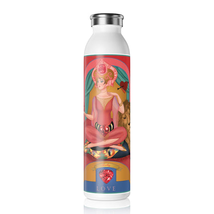 July & Ruby (from the Gem Series) by Sofia Chiostri Slim Water Bottle