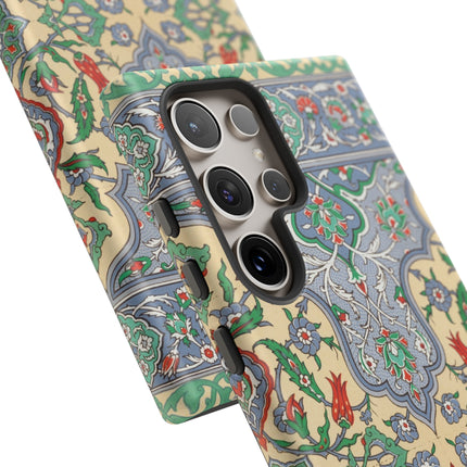 Arabic Art Pattern, Plate by Emile Prisse d’Avennes Phone Cases