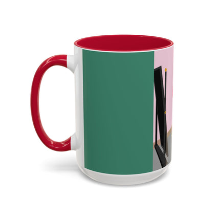 The Yellow Hat Colorful Mugs – 1920s Vogue Whimsy & Playful Elegance